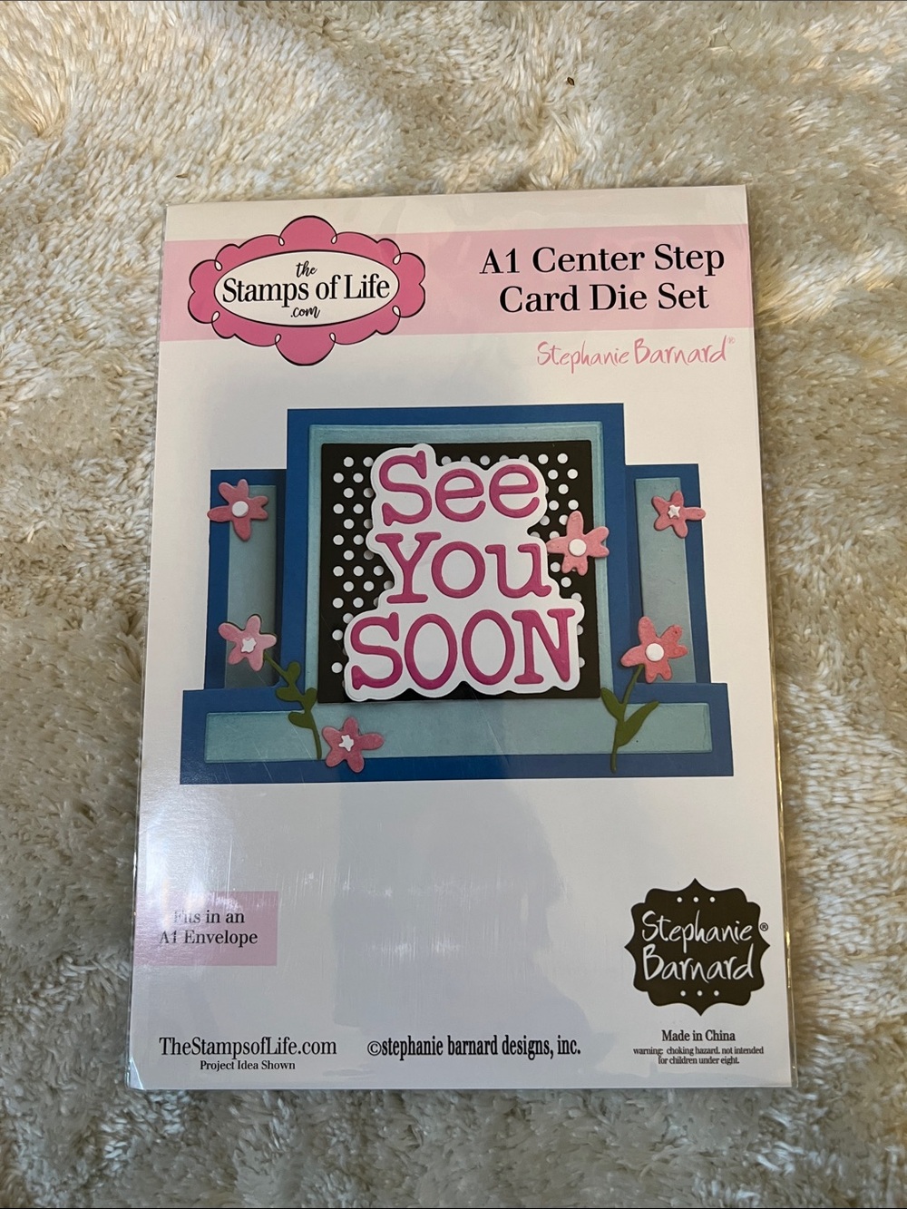 A1 Center Step Card Die Set